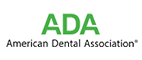 The image is a digital logo with the letters  ADA  in large, bold white font against a dark background. Below the acronym, there s a horizontal line followed by smaller text that reads  AMERICAN ASSOCIATION OF ADULTS WITH DOWN SYNDROME.
